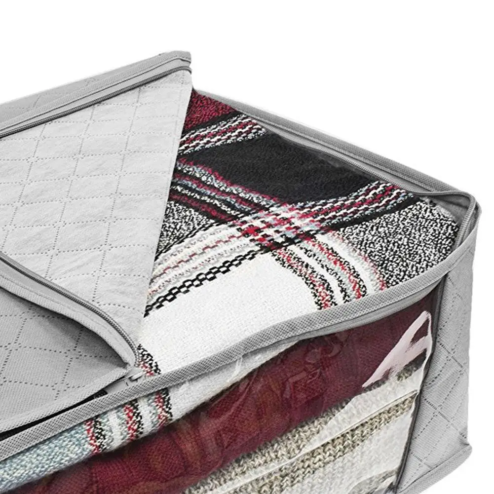 1 шт. Нетканая ткань складная Одежда одеяла Пыленепроницаемая сумка для хранения