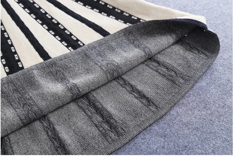 Женское Хлопковое трикотажное платье в полоску Европейском стиле новое