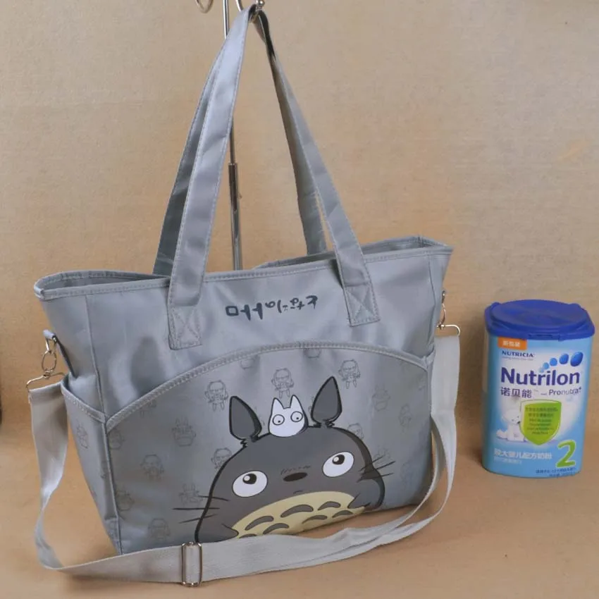 Женская дизайнерская Холщовая Сумка Totoro на плечо, сумка для покупок, Студенческая женская сумка на плечо
