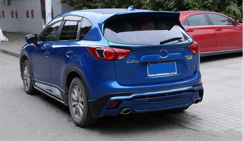Аксессуары для автомобиля роскошный задний бампер для MAZDA CX-5 комплекты кузова первого поколения BELTA стиль 2011 2012 2013 ABS материал