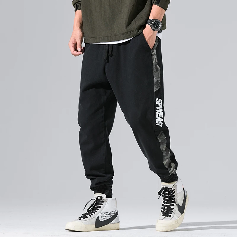 Мужские брюки осень 2018 Новый интерьер камуфляж цвет японский луч ноги Слаксы