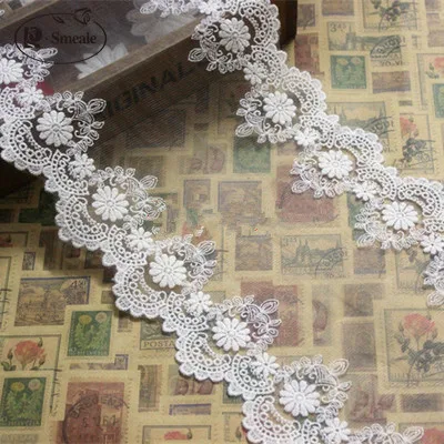 5 ярдов/партия кружевная бейка с вышивкой 18 см|lace trim|embroidery lace trimlace accessories |