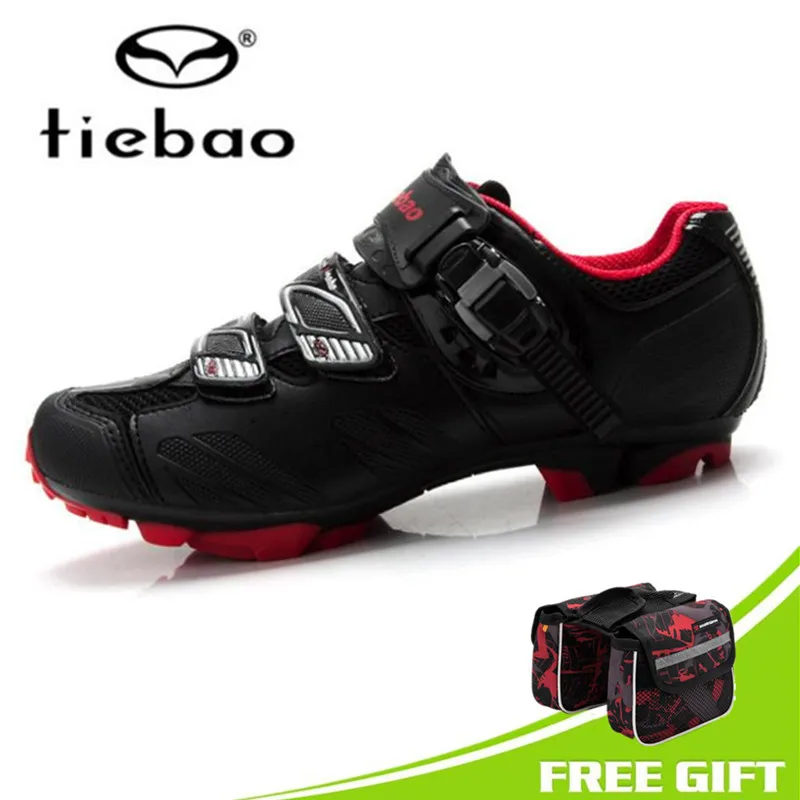 B1407 B Tiebao велосипедная обувь для мужчин Sapatilha Ciclismo Mtb chaussure vtt, обувь для велосипеда, самоблокирующаяся спортивная обувь для горного велосипеда - Цвет: B1407 B
