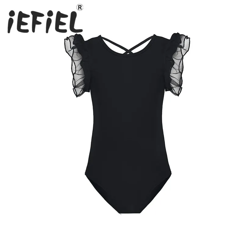 Танцевальное платье-пачка для девочек летнее платье с пышными рукавами и