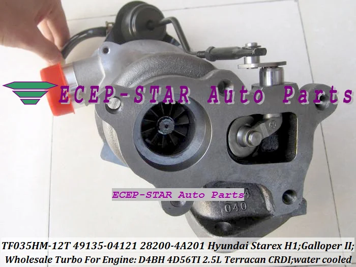 TF035 49135-04121 28200-4A201 турбокомпрессор с водяным охлаждением для HYUNDAI Starex H1 Galloper Terracan CRDI