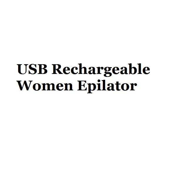 Портативный Женский USB Перезаряжаемый электрический эпилятор безболезненное удаление волос для эпилятор для тела помада-форма шеи ноги бритья инструмент