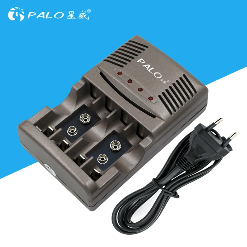 Умное зарядное устройство с 4 слотами для батарей AA AAA 9V NiCd NiMh|smart charger|charger smartcharger
