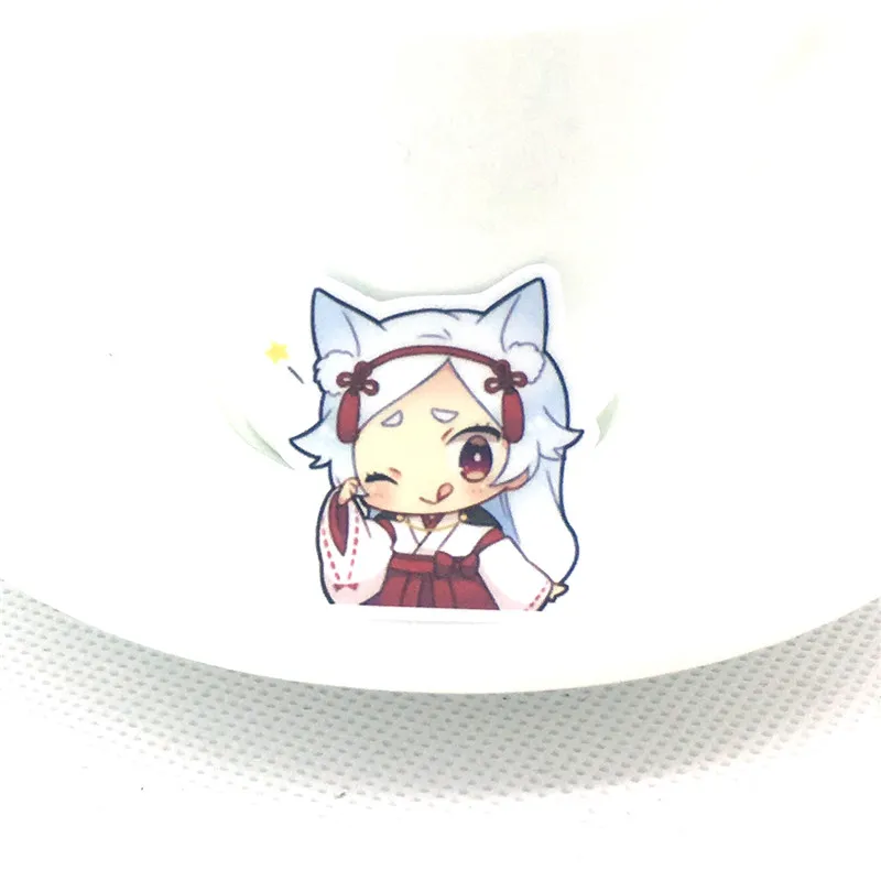 Стикеры бумажные аниме для молодых мужчин и женщин наклейки телефона ноутбука