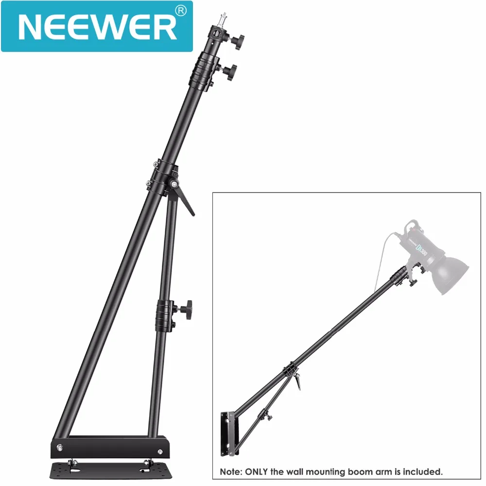 Neewer 86,2 дюймов/219 см треугольник настенный кронштейн для студийной фотографии видео