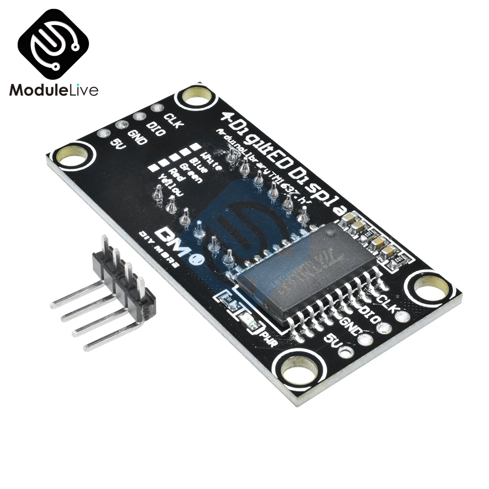 4-цифровой 4-разрядный дисплей модуль для Arduino с часами 0 36 дюймов 'ɷ сегментов