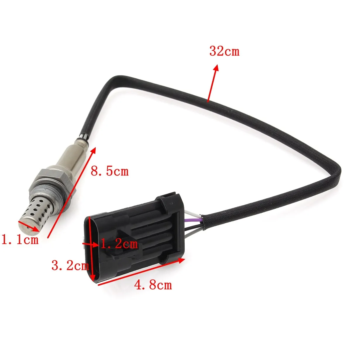 4-проводной Автомобильный задний Лямбда-зонд Oxygen O2 02 датчик для HAVAL H3 H5 H6 GREAT WALL DEER