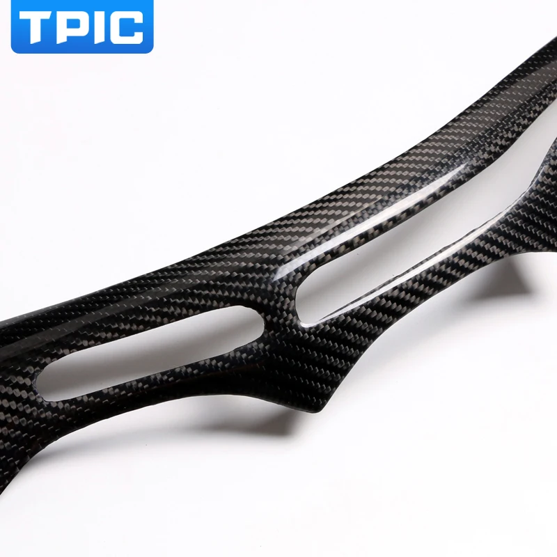 TPIC 3D автомобильный Стайлинг для BMW e60 5 серии углеродное волокно фара Брови Веки