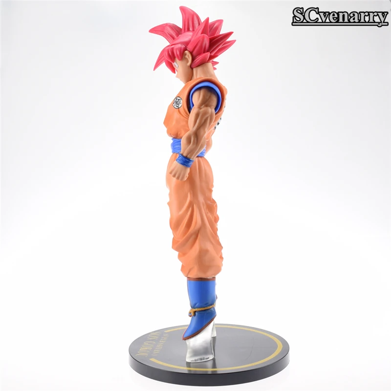 Большой размер 30 см аниме Dragon Ball Z Супер Saiyan Сон Гоку Гоко красные волосы Ver. ПВХ