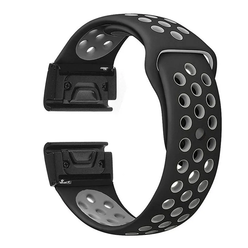 HIPERDEAL умные Аксессуары Силиконовый ремешок для часов Ремешок для Garmin Fenix 5/5 Plus Forerunner 935 Instinct ремешок для часов May17 - Цвет: Black