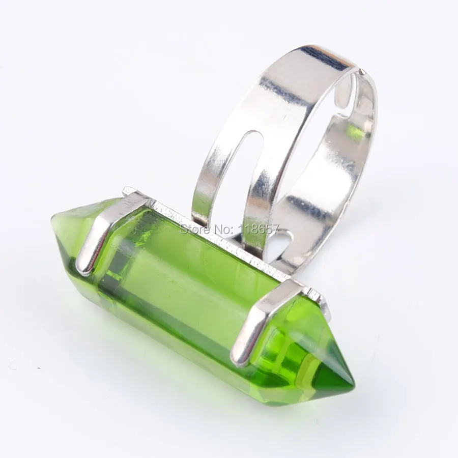 Бесплатная доставка камень из оливкового камня реики чакры регулируемое кольцо