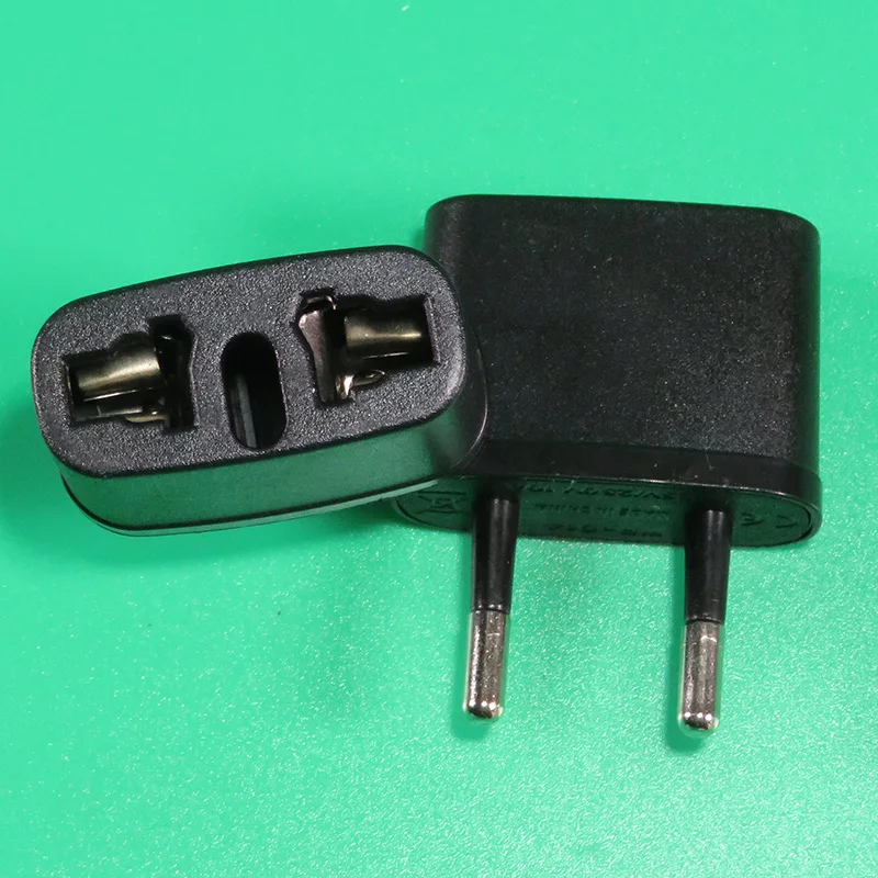 Штепсельная вилка переменного тока с двумя круглыми ножками 4/4 8/5 мм|leg| |