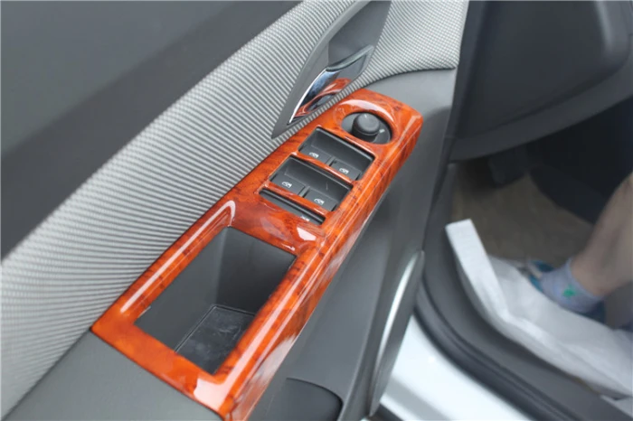 Для Chevrolet Cruze 2009- ABS внутренняя накладка декоративные наклейки комплект аксессуары для стайлинга автомобилей 1 комплект
