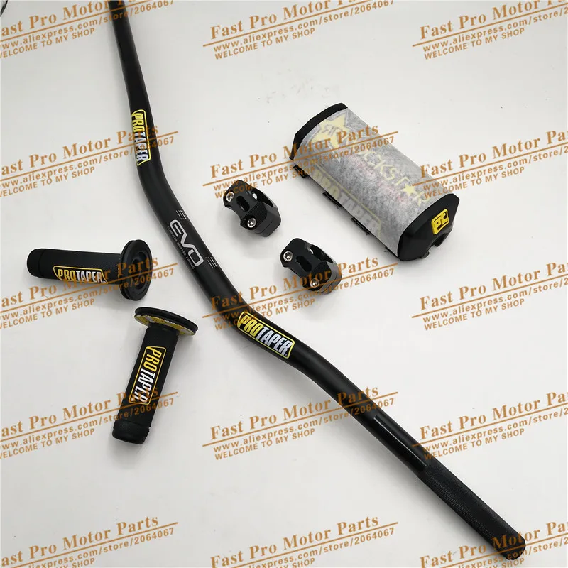 Руль колодки ручки руля PRO Taper ЧПУ зажим Fat Bar 1 1/8 &quotПит Велосипед Мотоцикл 28 мм для