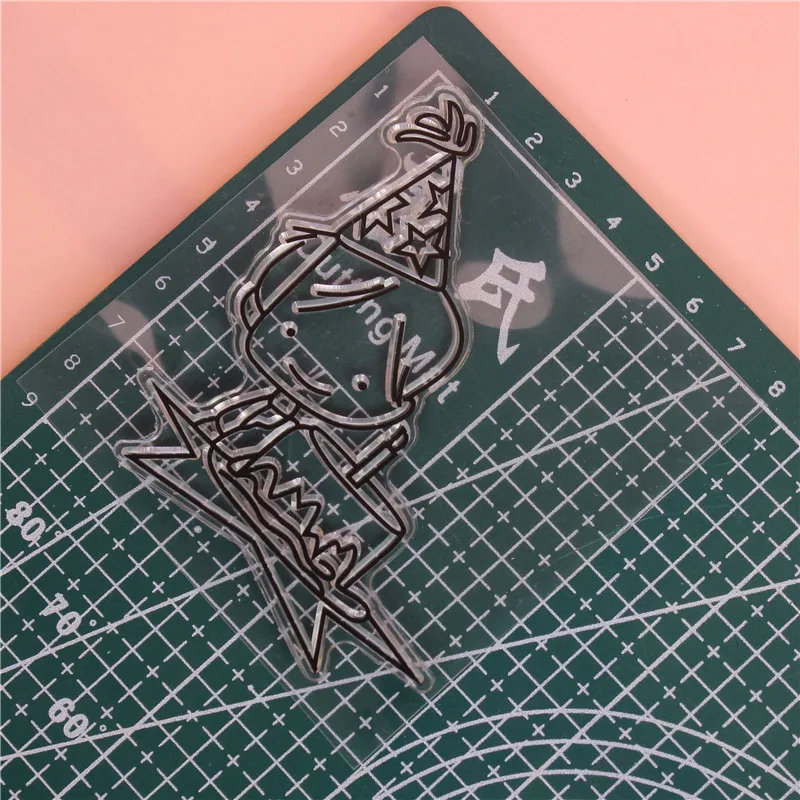 Прозрачные силиконовые штампы для мальчиков на день рождения сделай сам