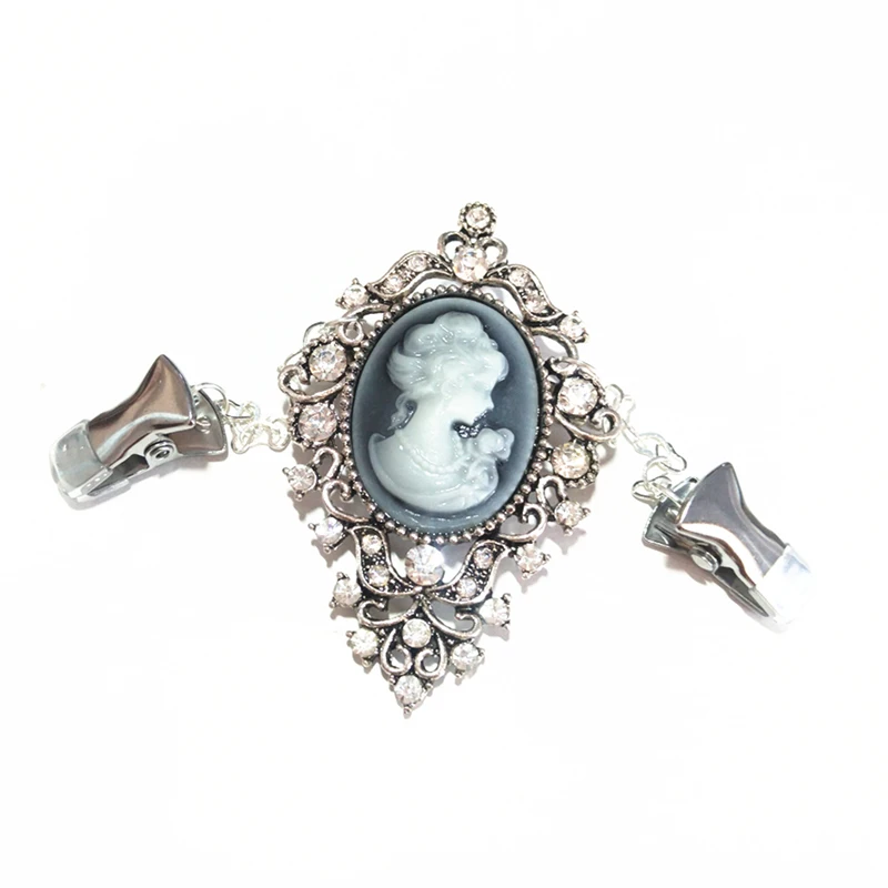 Женский кардиган Rhinstone Cameo заколка для свитера брошь булавка винтажное женское