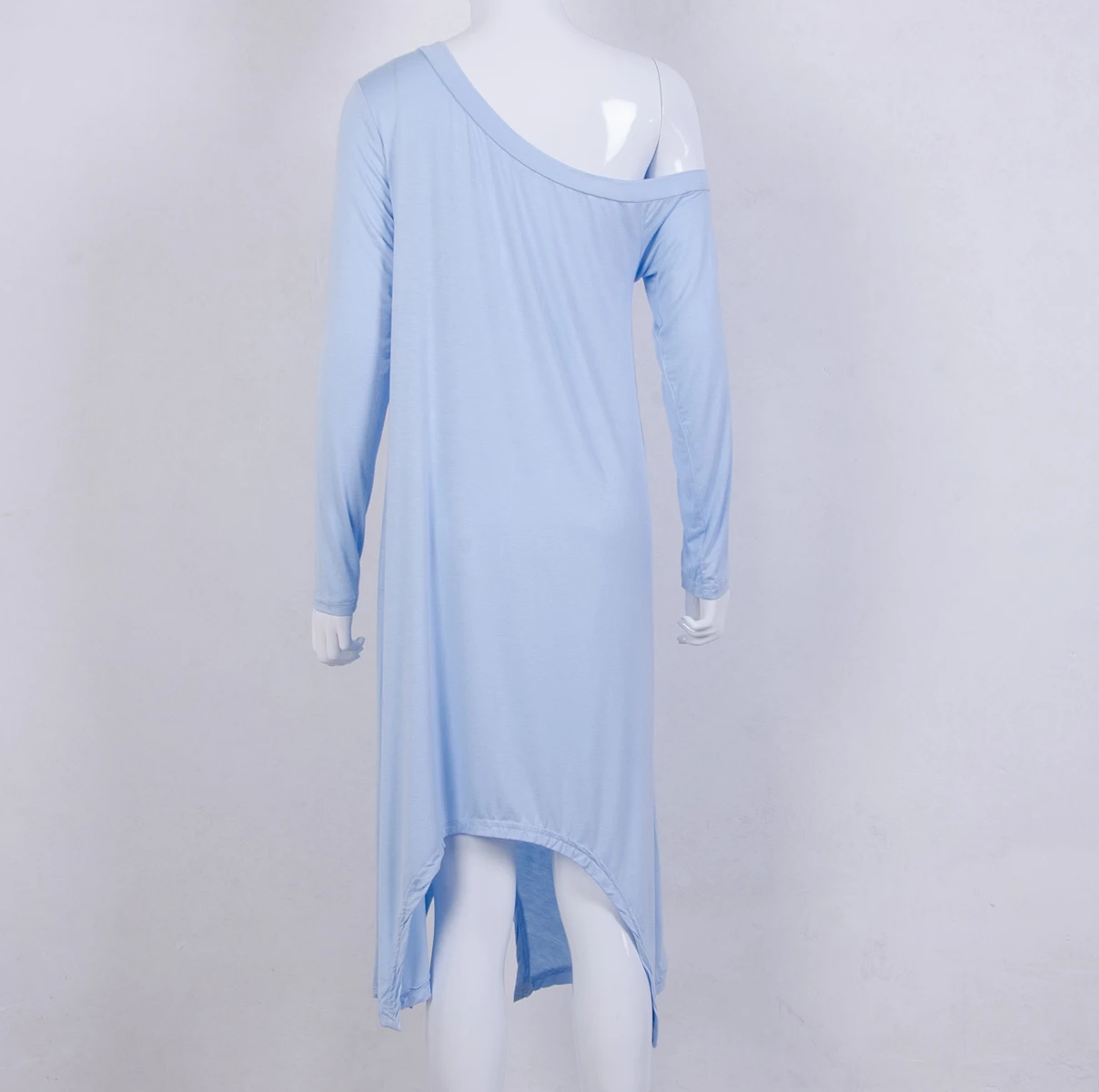 Женская блузка Zanzea синяя с открытыми плечами большого размера|casual dress|dress fashiondress