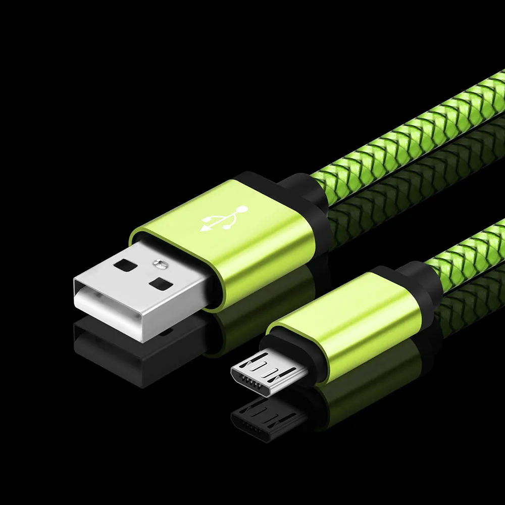 Новинка, 10 футов, микро USB, быстрое зарядное устройство, синхронизация данных, передача, сильный плетеный вязаный кабель для Android, samsung S7 S6 S4 S3 Note 5 4 2