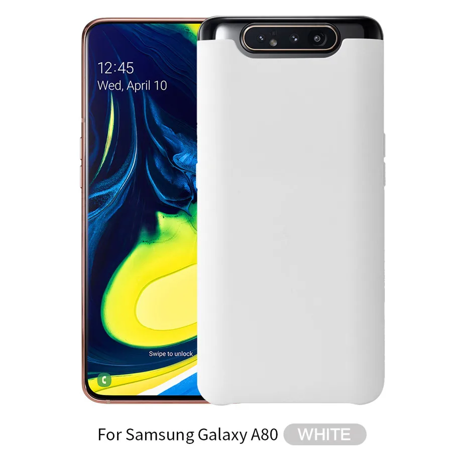 Модный однотонный Мягкий силиконовый чехол для телефона samsung Galaxy A80, антидетонационный защитный чехол для samsung a80 A 80