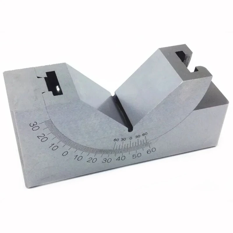 Микро Регулируемый угловой блок V Калибр для точного измерения шлифовальный станок фрезерный Угловой
