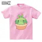 Новинка 2021 года, футболка для мальчиков детские базовые футболки с рисунком кактуса, детская спортивная одежда футболки для маленьких девочек, для От 2 до 13 лет, NN