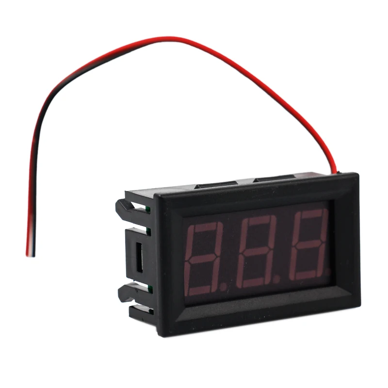 

Mini 0.56 inch Voltmeter Red LCD Digital display Voltage Meter Panel Portable Tool with two wire AC 70V-500V