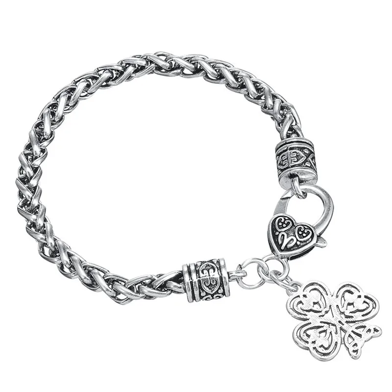 Бренд teamer браслет с подвеской в виде четырехлистного клевера|charm bracelet|bracelet brandbrand