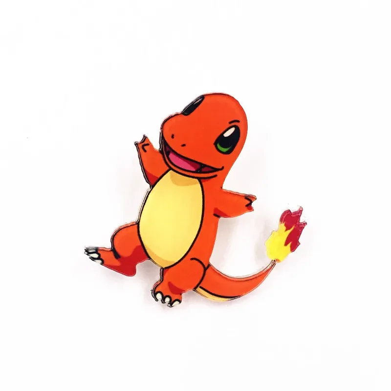 01324 1 шт. charizard акриловые значки и булавки Покемон Пикачу кулон аксессуары для одежды Брошь Украшение для рюкзака подарки - Цвет: 01324