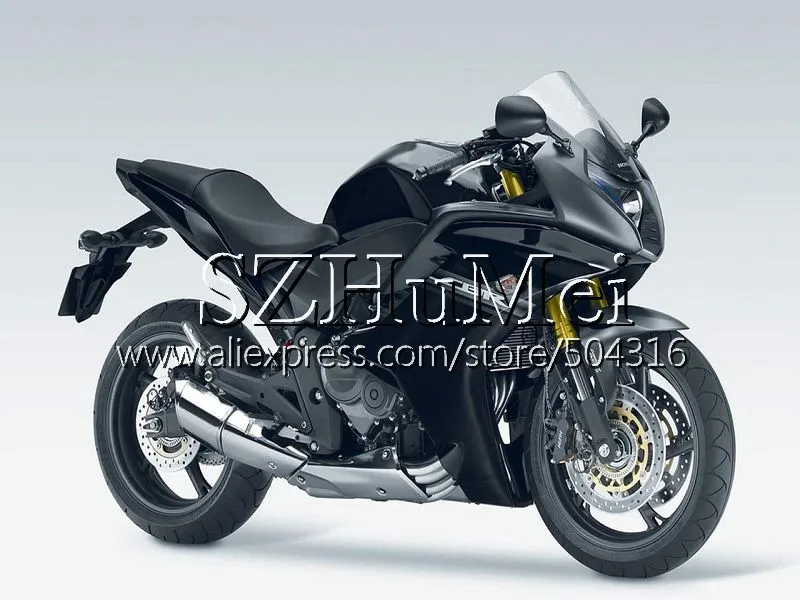 No. 10 Matte black Литья под давлением для HONDA CBR600F4i CBR600F, 11, 12, 13, 14, 116SH. 5 CBR 600 F 600F CBR600 F F4i 2011 2012 2013 На, в красном цвете; новые комплекты обтекателей - Цвет: No. 10 Matte black