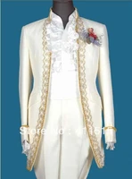 free shippingcustom tuxedoshot selling ivory groom tuxedos groomsmen men wedding groom wear dress best man suits