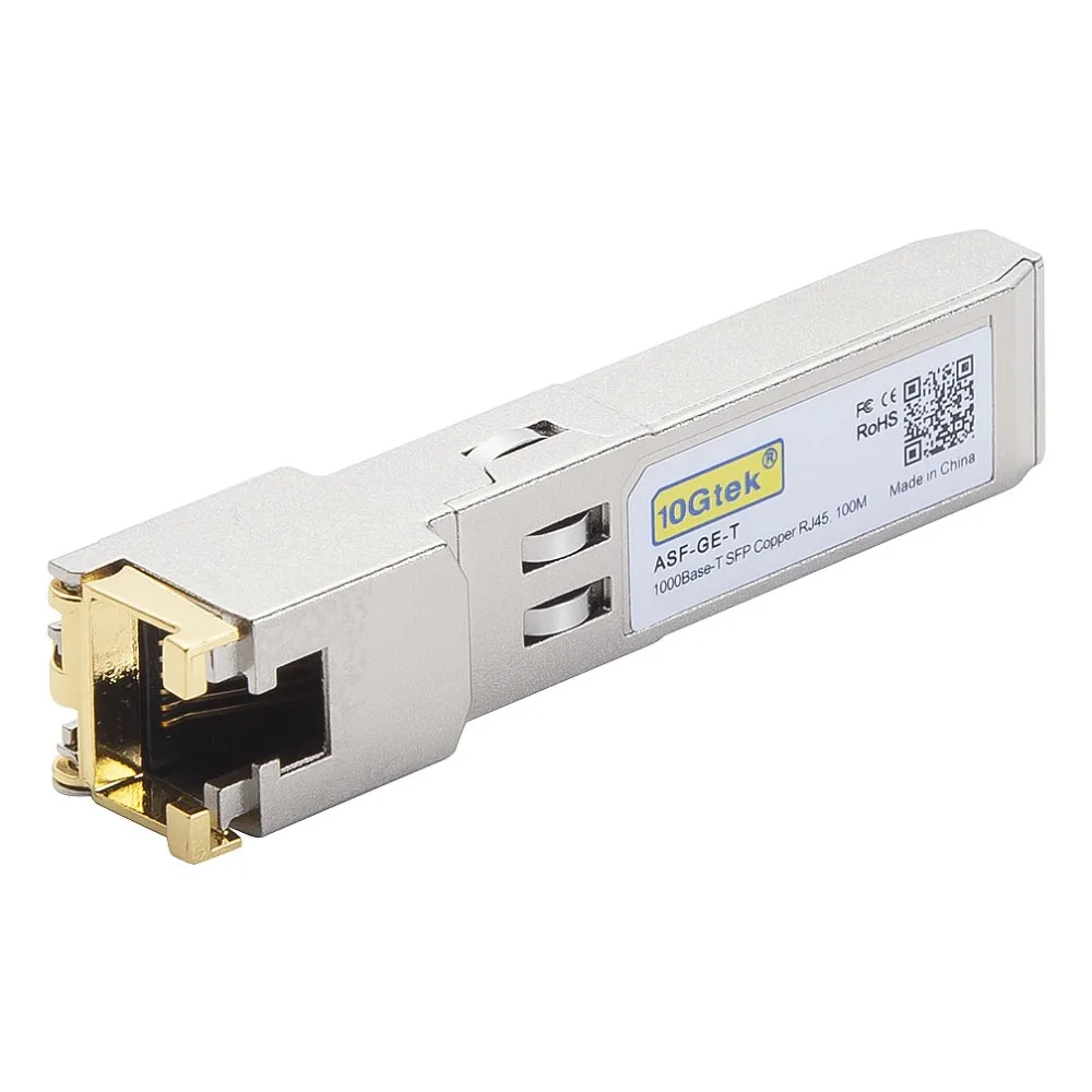 SFP RJ45 1,25 Gb 100M для GLC-T/SFP-GE-T 1000Base-T гигабитный RJ-45 медный Трансивер sfp-модуля также для Ubiquiti Mikrotik и т. Д