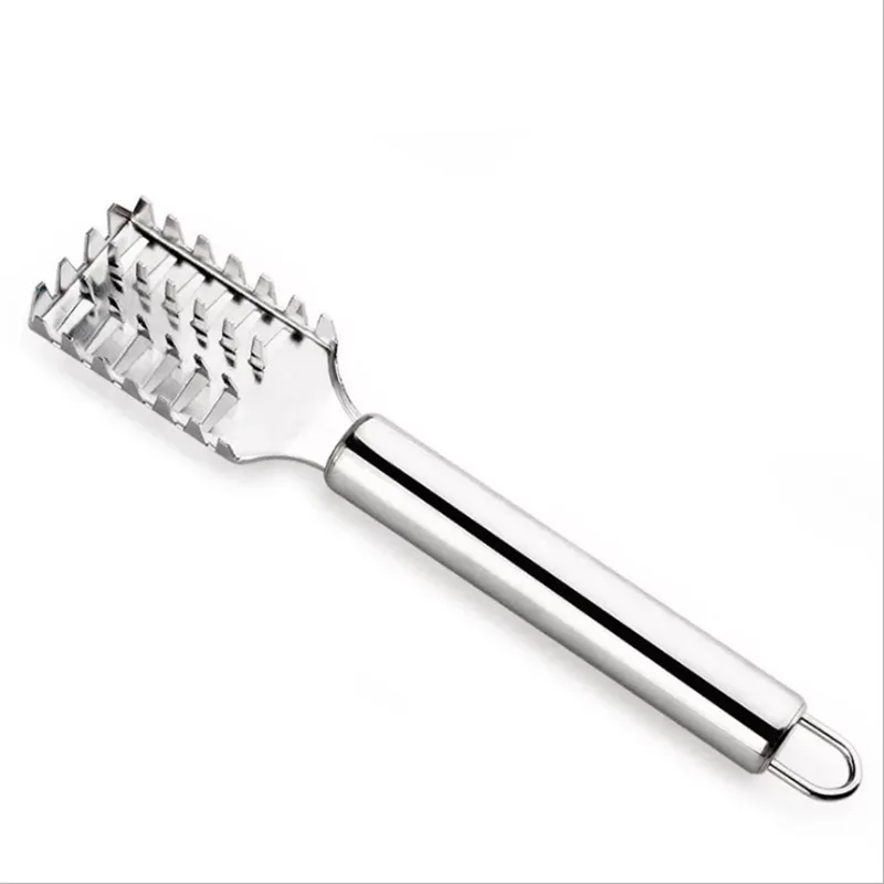 1 pcs Fish Skin Brush Stainless Steel Scraping Scale Graters Fast Remove Cleaning Peeler Scaler Scraper | Дом и сад