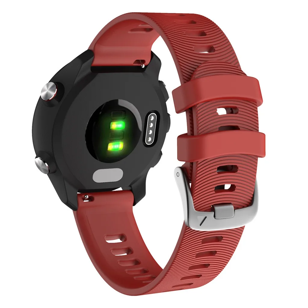 Для Garmin Forerunner 245/245 M/Vivoactive 3/Vivomove HR спортивный мягкий силиконовый сменный ремешок для часов, ремешок, запчасти для умных часов