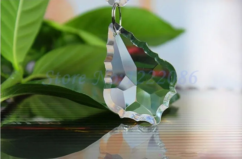 Листовые украшения из 5 французский срез 76 мм Кристальные подвески для люстр|crystal