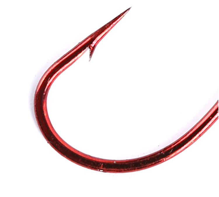 20 упаковок/лот крючки mustad 7766np# Красный Тарпон крючок кровяной колючий крючок Океанский рок рыболовные кольчатые морские Буковые рыболовные крючки PESCA Рыбная ловля