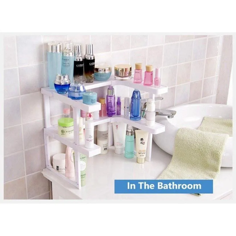 Новый многофункциональный Регулируемый Кухонный шкаф для ванной хранение в