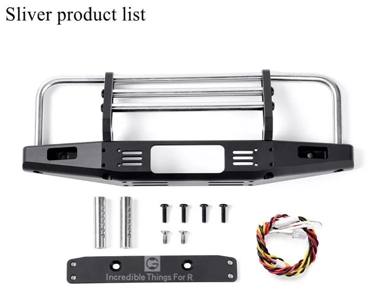 Универсальный металлический передний бампер против столкновений для 1/10 RC