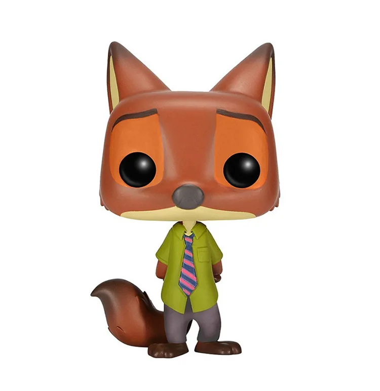 Funko POP зверополис, Джуди Хоппс, Ник Уайльд, ELE-FINNICK, флэш ПВХ фигурка Коллекционная модель игрушки для ребенка подарок - Цвет: NO BOX