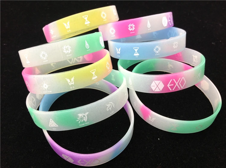Kpop EXO Planet 2 star concert collective mark светящиеся браслеты Камуфляжный браслет exo k-pop альбомы