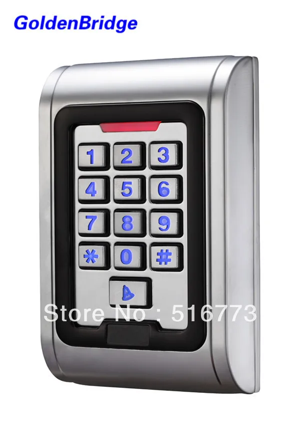 XJQ 2000 пользователей IP68 RFID цифровая клавиатура с подсветкой металлическая