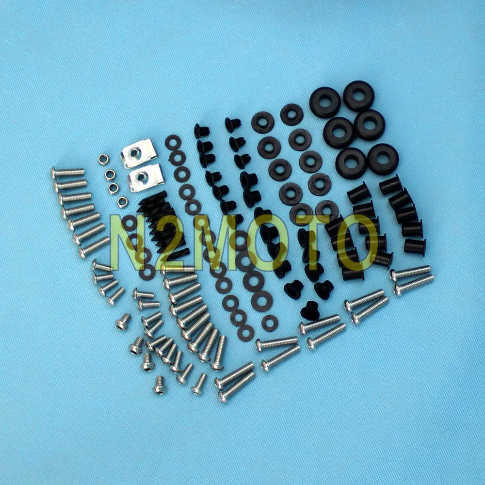 Полный комплект обтекателей для мотоцикла черного цвета из 124 болтов HONDA CBR1000RR CBR