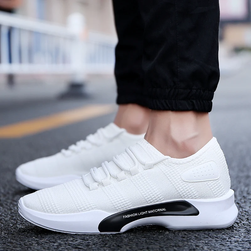 WAWFROK Men Shoes 2018 Summer Spring Mesh Casual Lace-Up New Fashion Outdoor Sneakers Footwear | Обувь