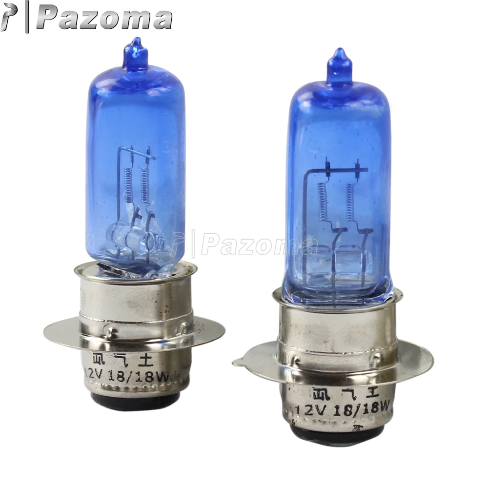 1 пара галогенные белые светильник пы для мотоцикла 12 В 18/18 Вт|bulb motorcycle|bulb 12vbulb light |