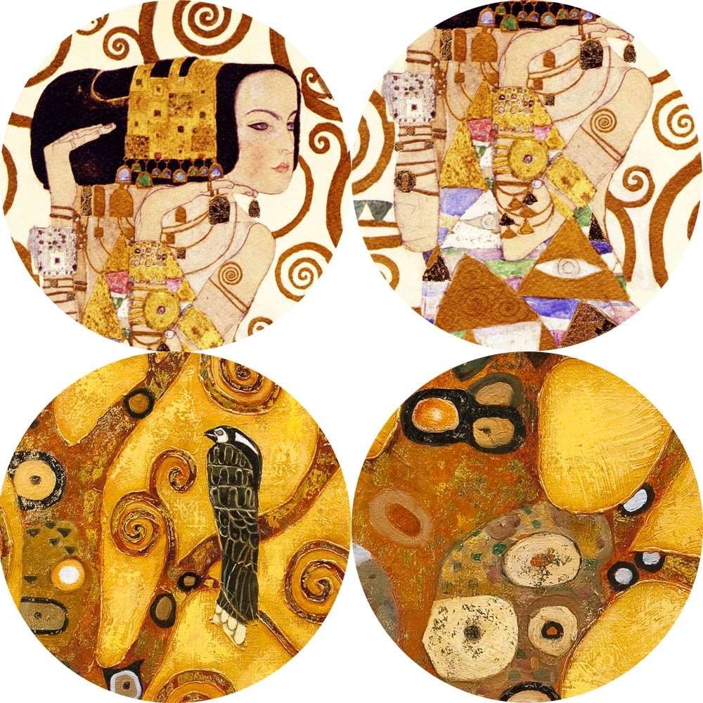 Gustav Klimt Древо Жизни Холст Искусство Paitnings Классическая известная Живопись Репродукции Gustav Klimt Настенная картина для гостиной