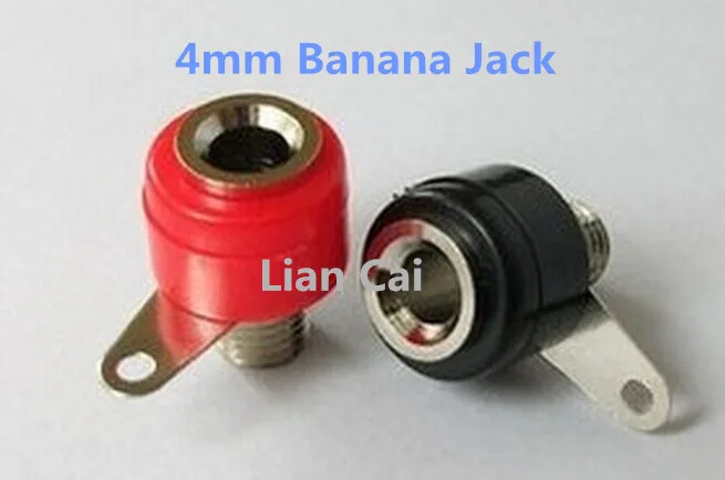 

Free Shipping 200pcs/lot 4mm Banana Jack Terminal Panel Socket Terminals Test Instrumentation