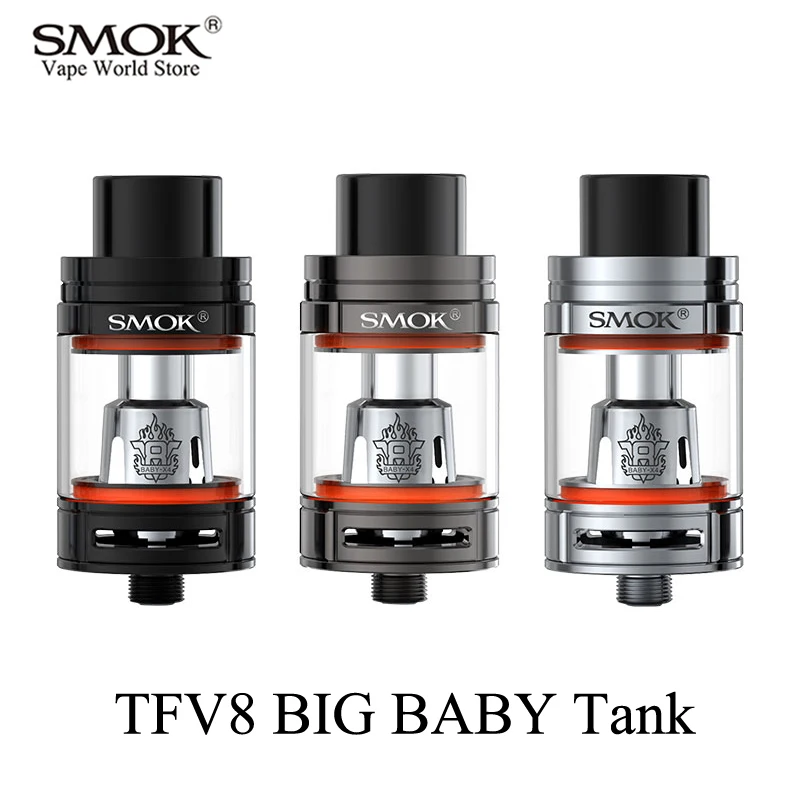 Электронная сигарета распылитель SMOK TFV8 большой детский бак Vape ручка коробка мод